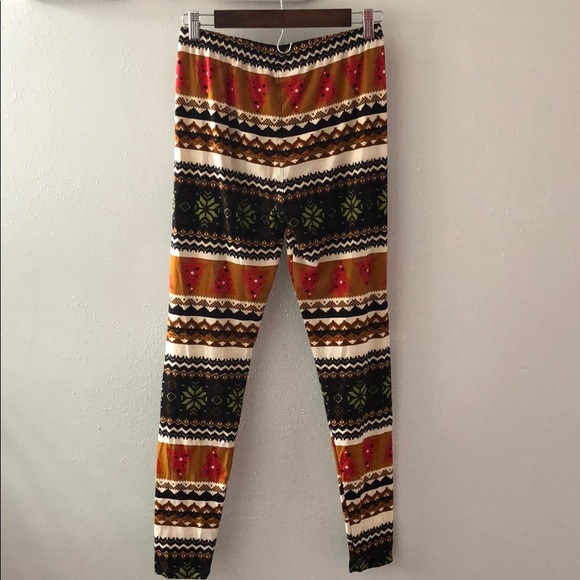 Winter/Christmas Leggings - Picture 3 of 4